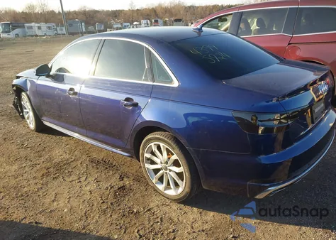 2019 Audi A4 45 Premium from USA, damaged, VIN WAUDNAF49KA112762